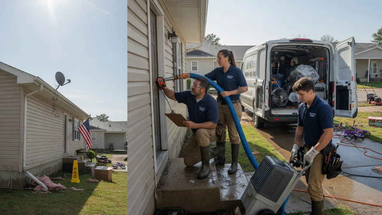 Ceiling Water Damage Restoration in Fairview Heights, IL near me